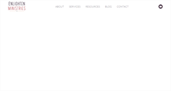 Desktop Screenshot of enlightenministries.org